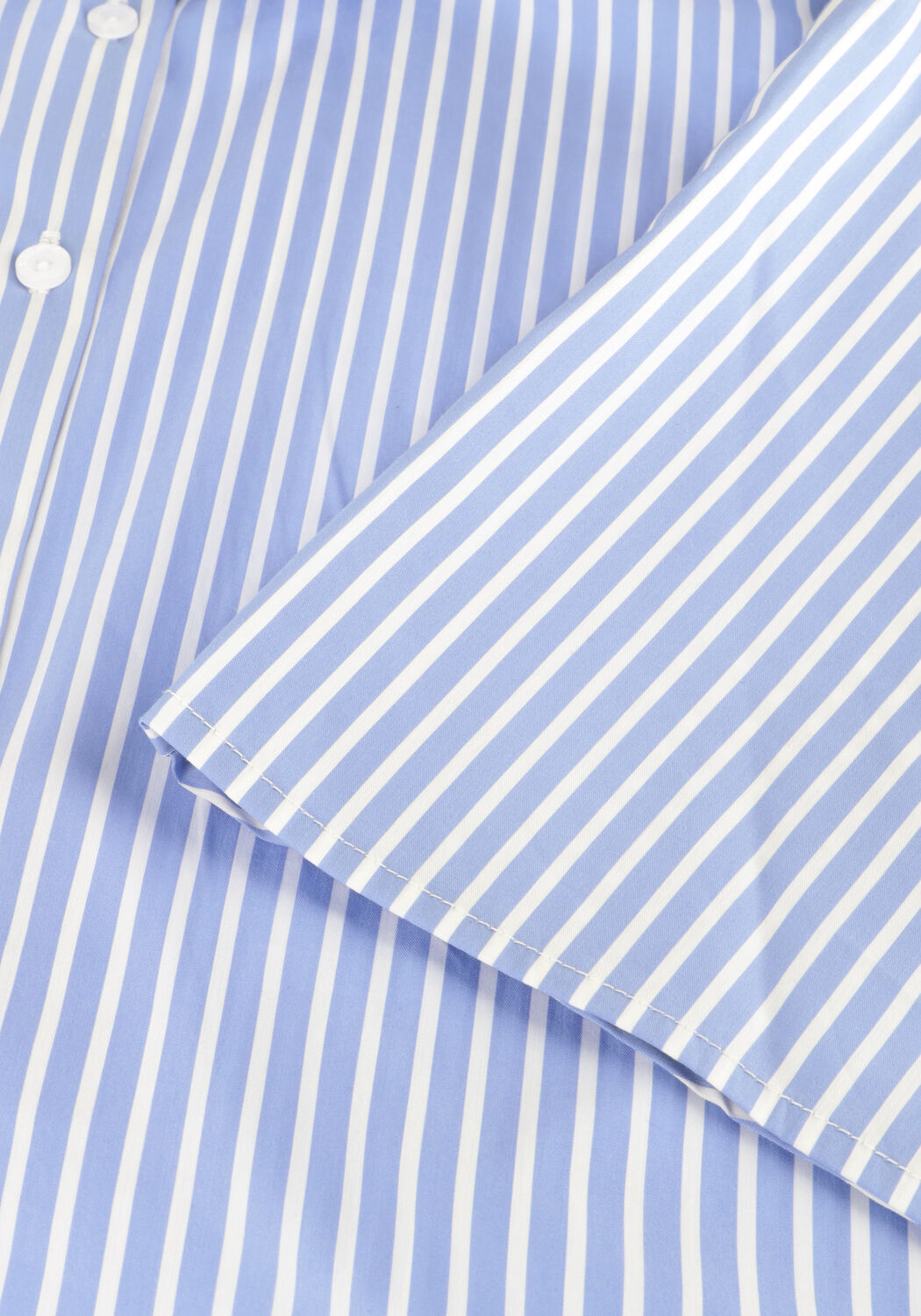 Lichtblauwe OBJECT Blouses OBJTUTTA 2/4 LO SHIRT DIV - large