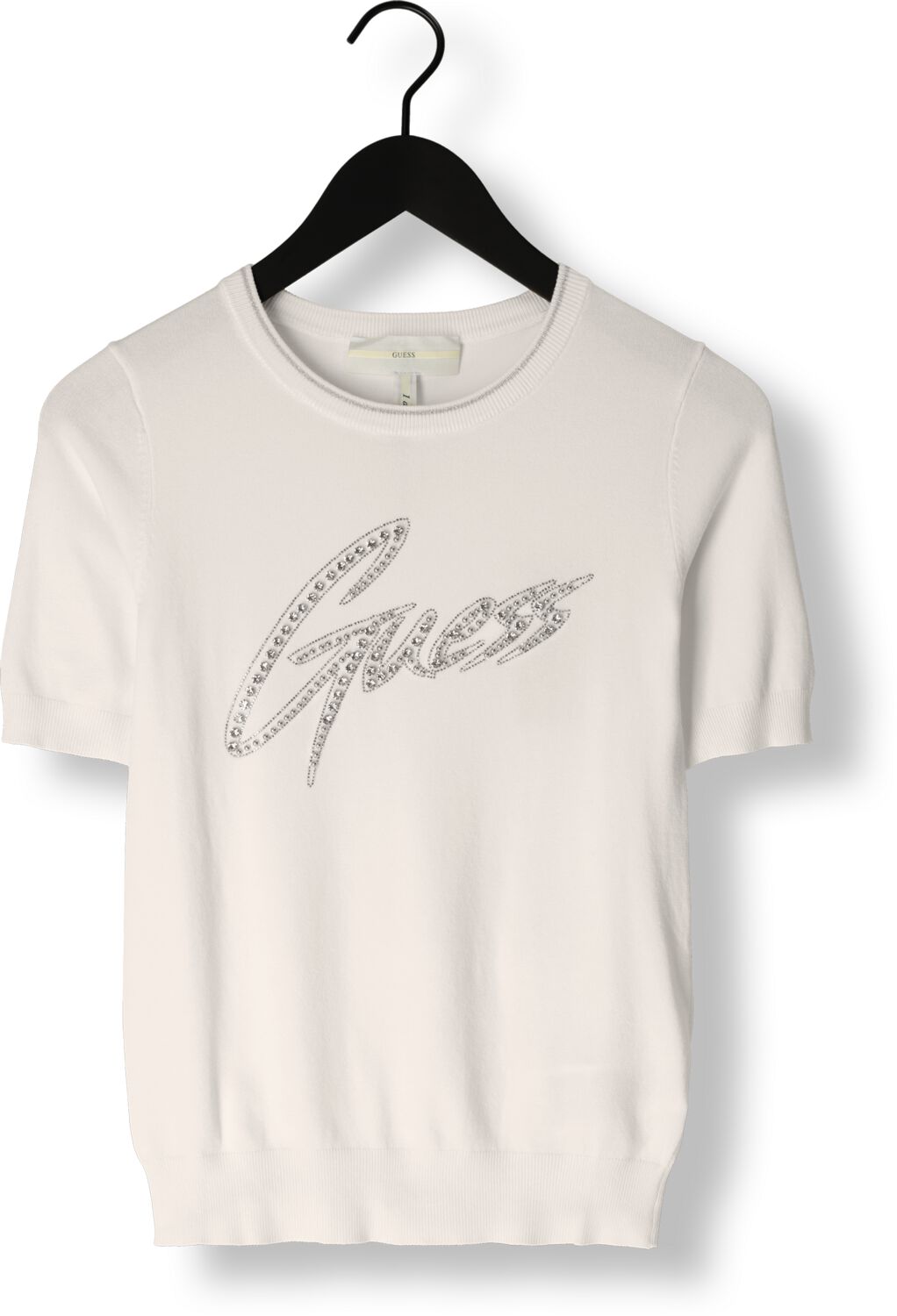 GUESS Dames Tops & T-shirts Grace Logo Sweater Ecru