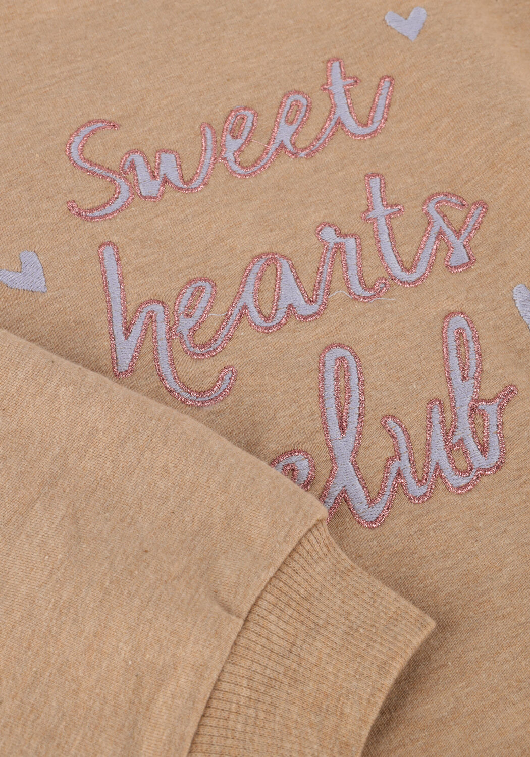 Beige YOUR WISHES Sweater SWEET HEART OVERSIZED SWEATER - large