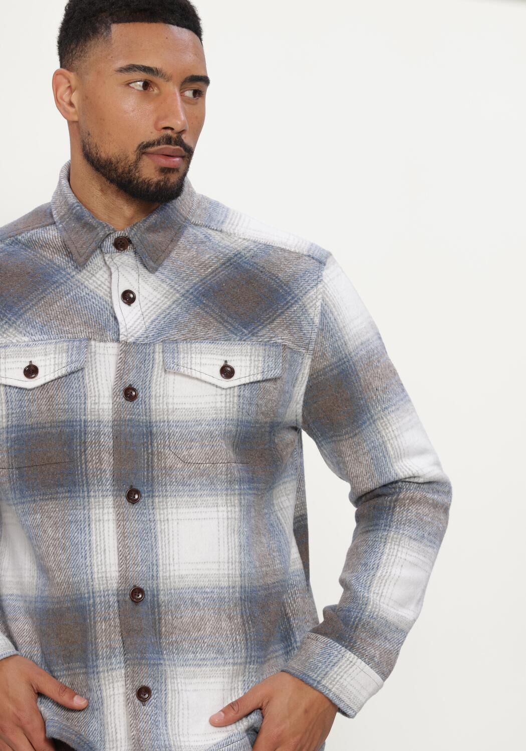 Multi JC RAGS Overshirt OVERSHIRT RYLEE CHECK - large