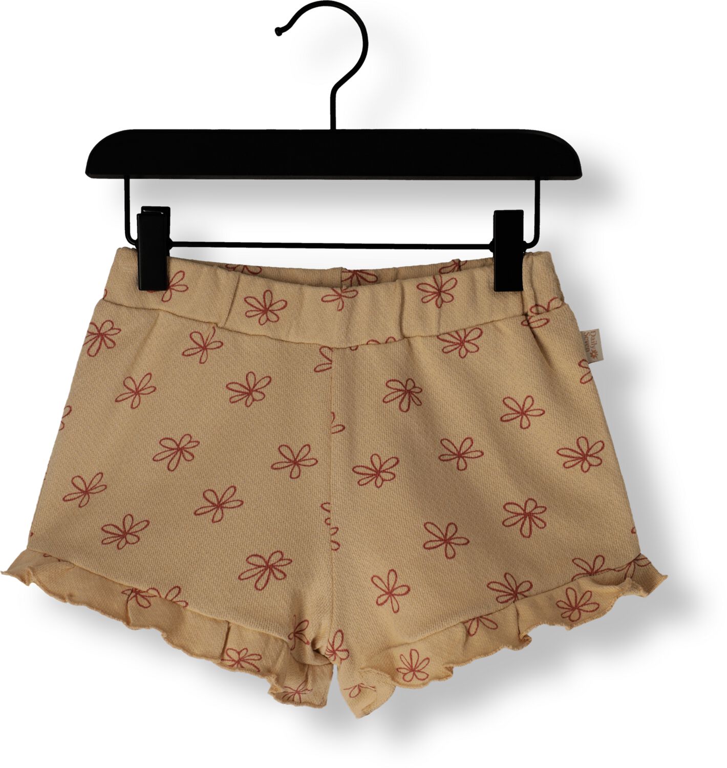DAILY7 Meisjes Broeken Short Small Flower Beige
