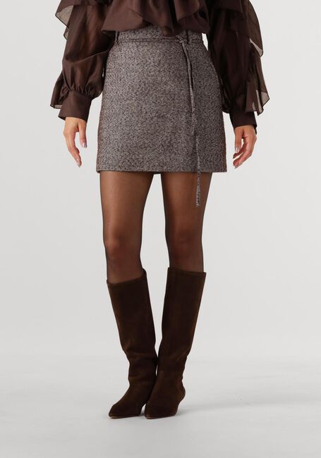 Bruine SECOND FEMALE Minirok ARBOR SKIRT - large