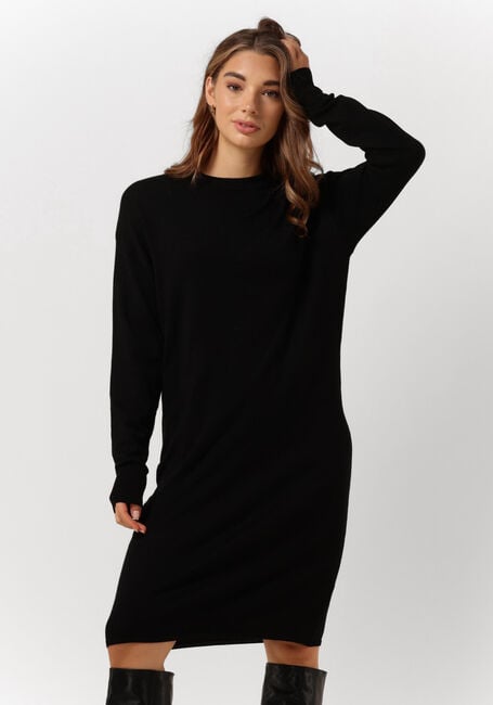 Zwarte MINUS Mini jurk GIRA KNIT DRESS - large