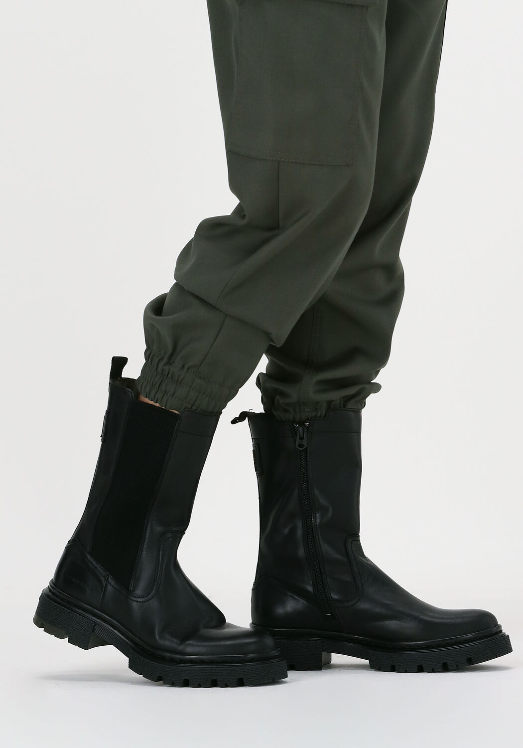 Zwarte G-STAR RAW KAFEY HGH CHS LEA W Chelsea boots | Omoda