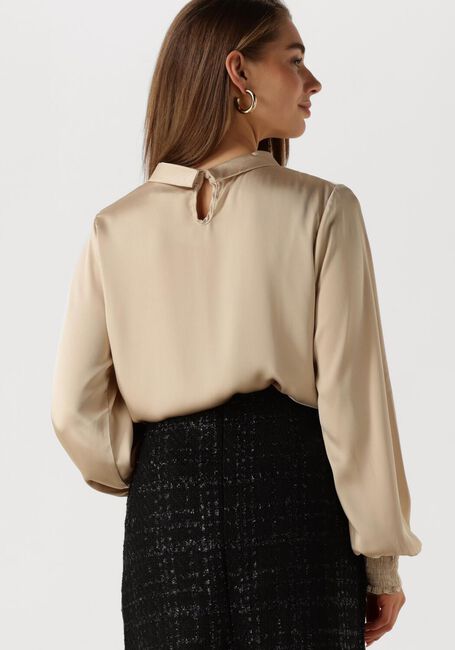 Gouden NEO NOIR Blouses FAIRY DRAPY SATIN BLOUSE - large