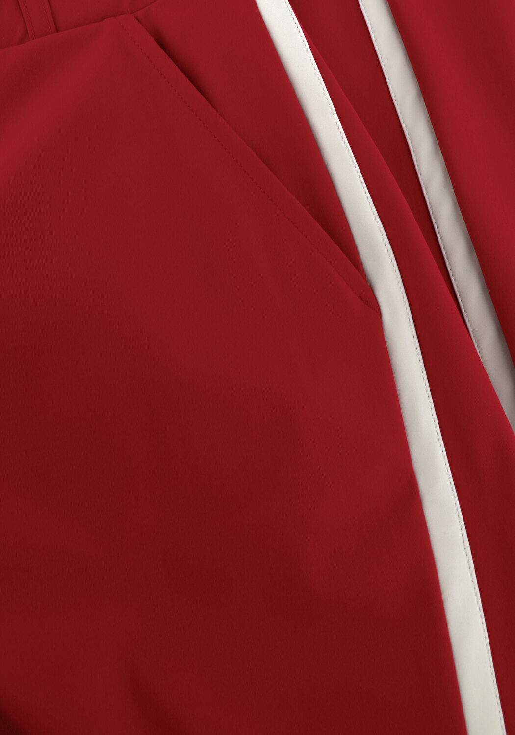 Rode STUDIO ANNELOES Wijde broek Levie trousers - large