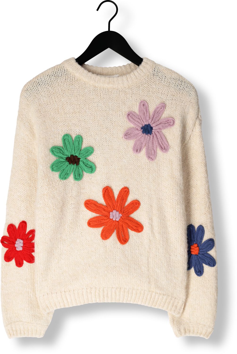 OBJECT Dames Truien & Vesten Objash Knit Re L s Pullover 136 Div Zand