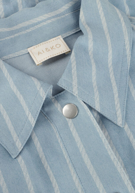 Blauwe AI&KO Blouses KAMIE STRIPE TEN 748 G - large