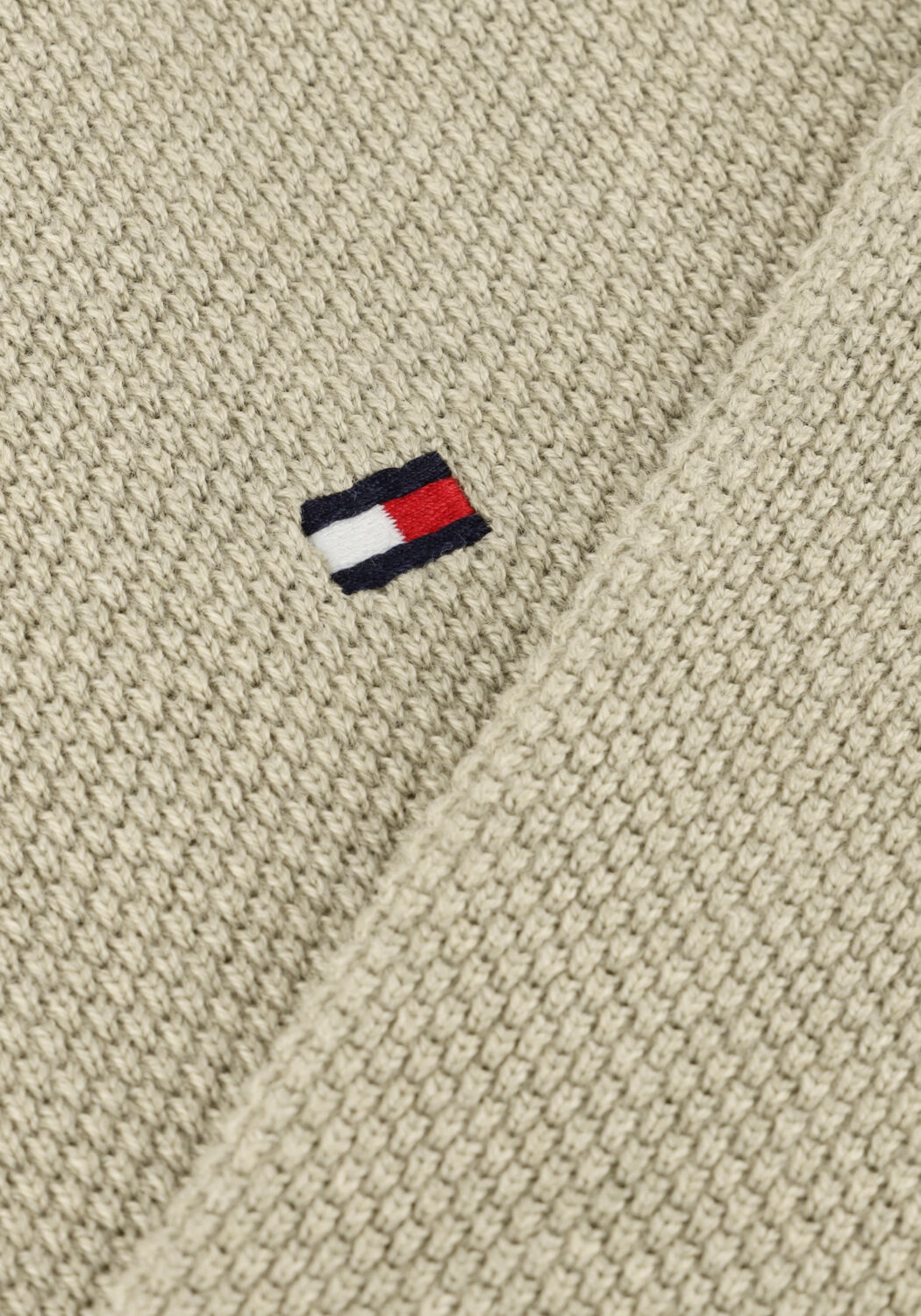 Groene TOMMY HILFIGER Trui ESSENTIAL STRUCTURE CREW NECK - large