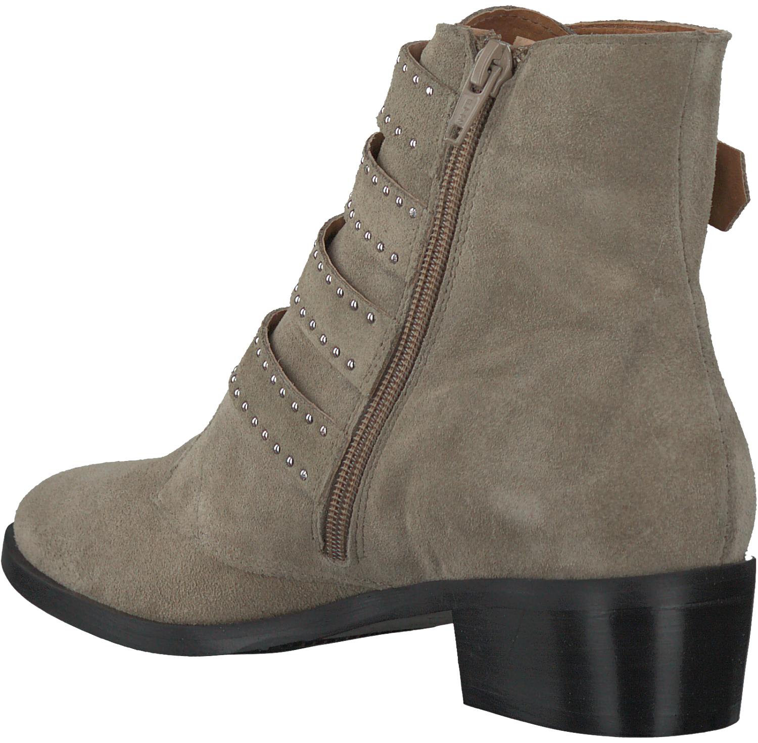 Beige OMODA Enkellaarsjes AC242 | Omoda Grijze OMODA Enkellaarsjes 4114333A | Omoda