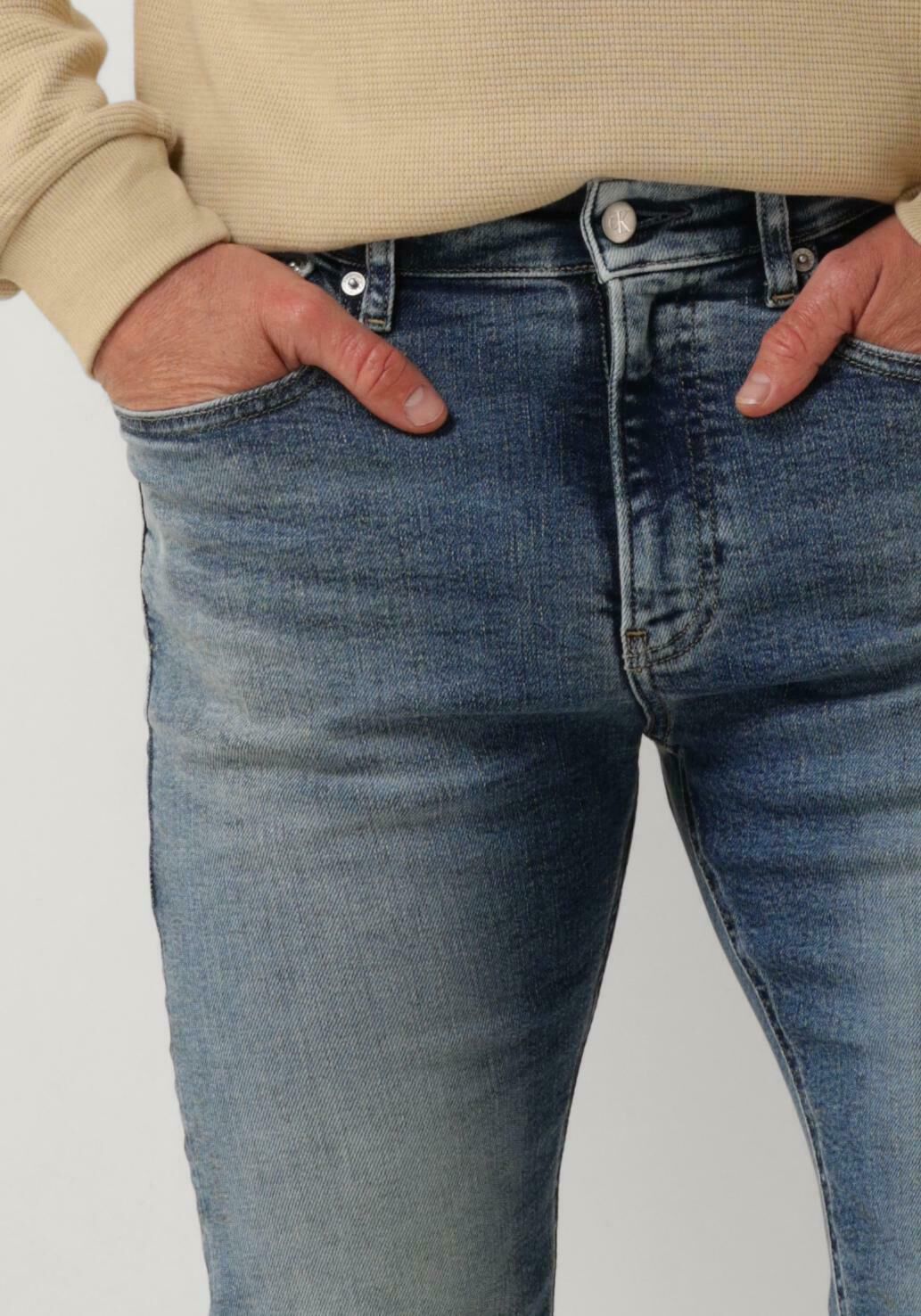CALVIN KLEIN Heren Jeans Skinny Blauw