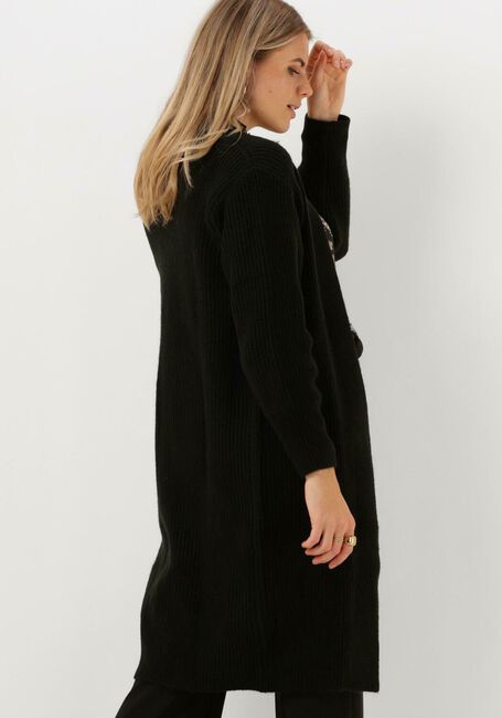 Zwarte NEO NOIR Vest GIANA HEAVY KNIT CARDIGAN - large