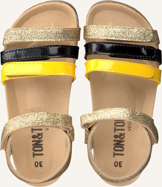 Gouden TON & TON Platte sandalen OM1809 Gouden TON & TON Platte sandalen OM1809 - large