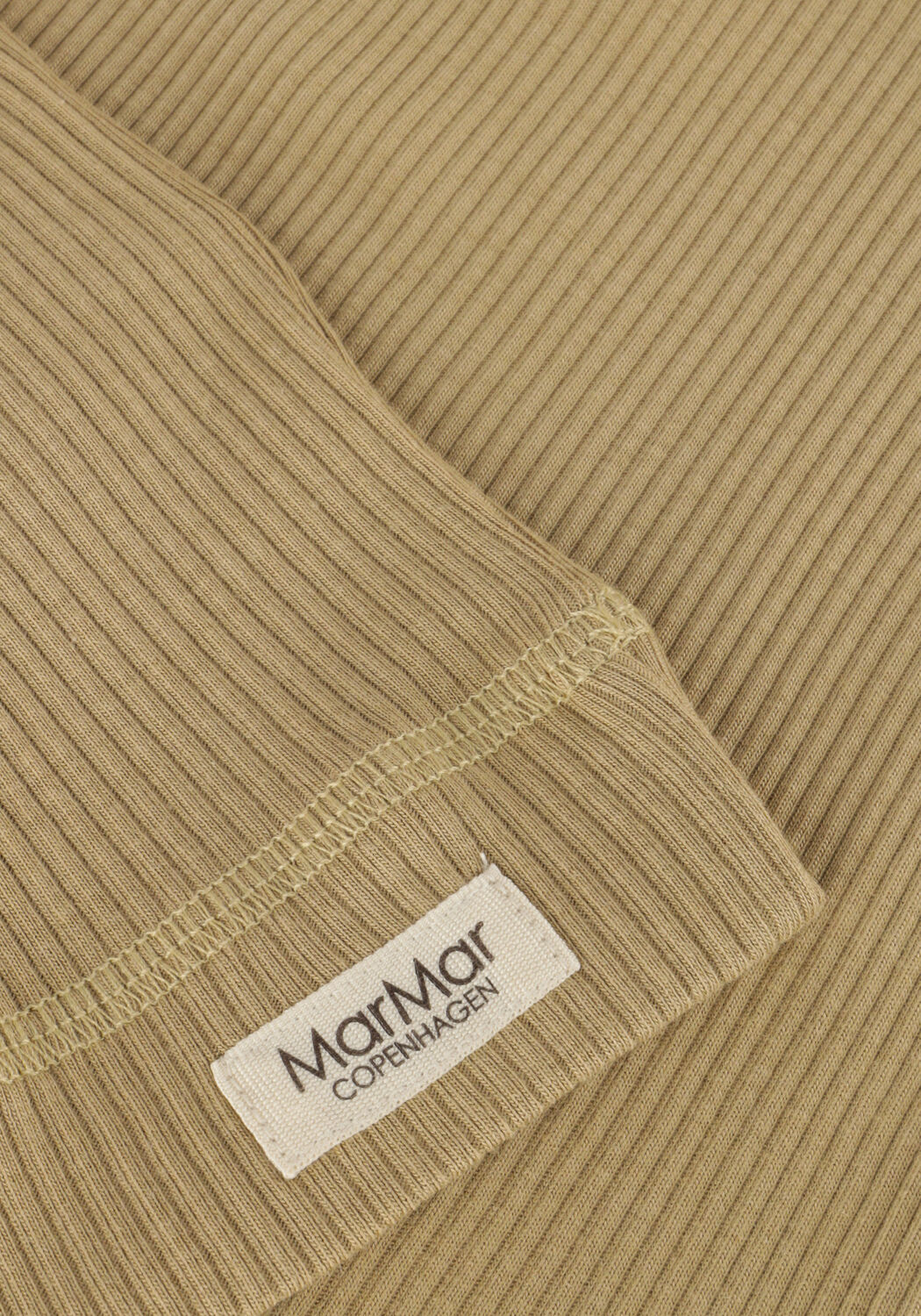 Khaki MARMAR COPENHAGEN Tops & T-shirts TEE LS - large