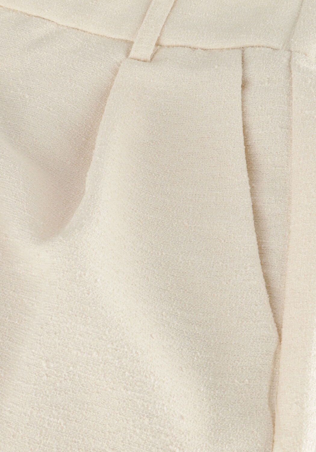 Gebroken wit NEO NOIR Pantalon ALESSANDRA BOUCLE PANTS - large