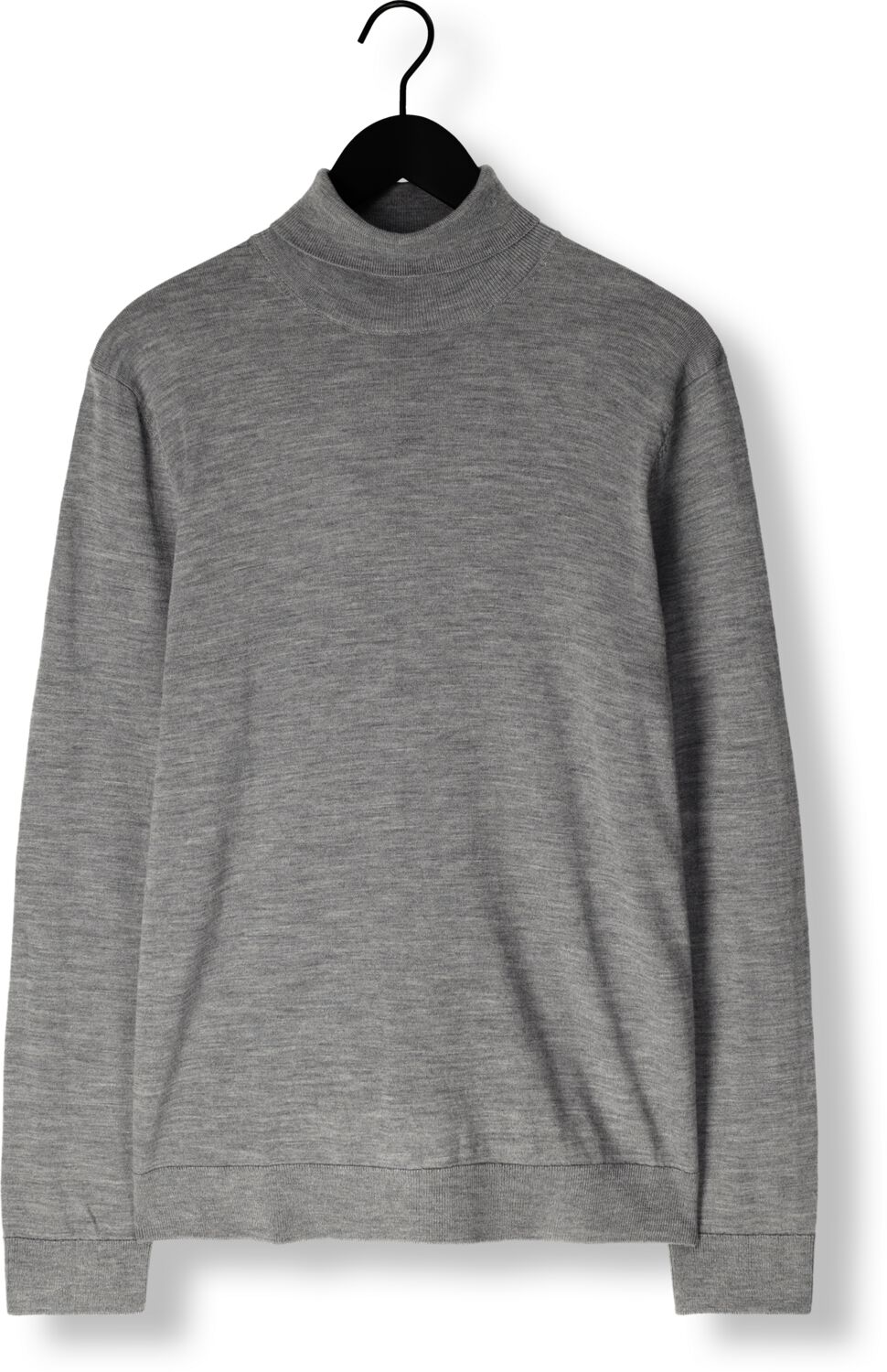 SELECTED HOMME Heren Truien & Vesten Slhtray Ls Knit Merino Roll Neck Grijs