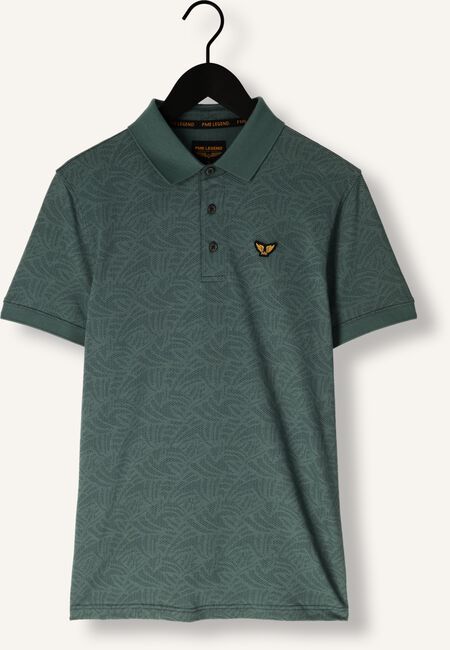 Groene PME LEGEND Polo SHORT SLEEVE POLO JACQUARD JERSEY Groene PME LEGEND Polo SHORT SLEEVE POLO JACQUARD JERSEY - large