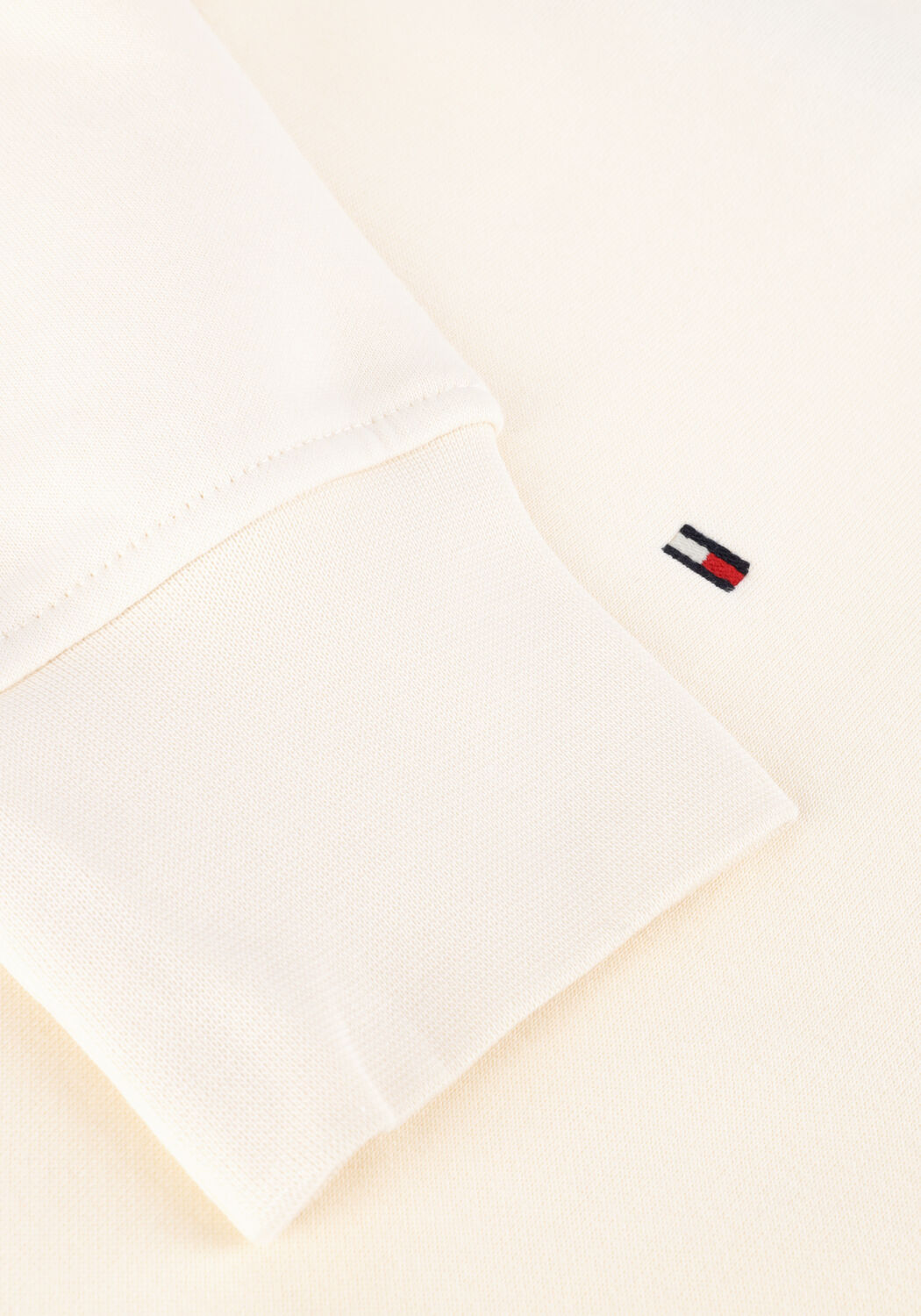 Gebroken wit TOMMY HILFIGER Sweater FLAG LOGO SWEATSHIRT - large