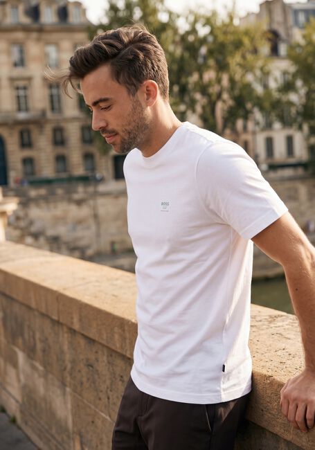 Witte BOSS ORANGE T-shirt TE_GROOVE - large
