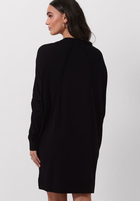 Zwarte ALIX THE LABEL Mini jurk LADIES KNITTED OVERSIZED DRESS - large