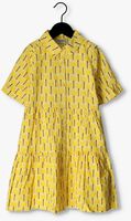 Gele LIKE FLO Mini jurk AOP WOVEN DRESS WITH COLLAR - medium