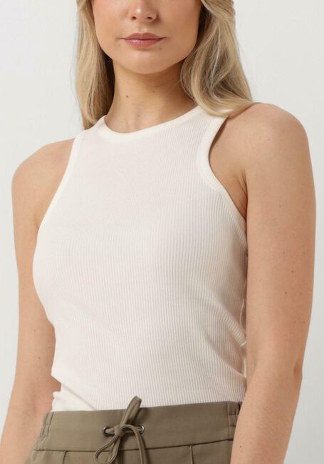 Witte SELECTED FEMME Top SLFANNA O-NECK TANK TOP - large