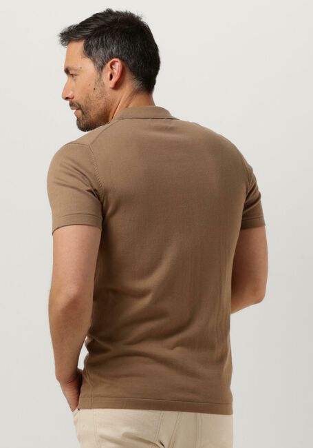 Bruine DSTREZZED Polo POLO S/S COTTON KNIT - large