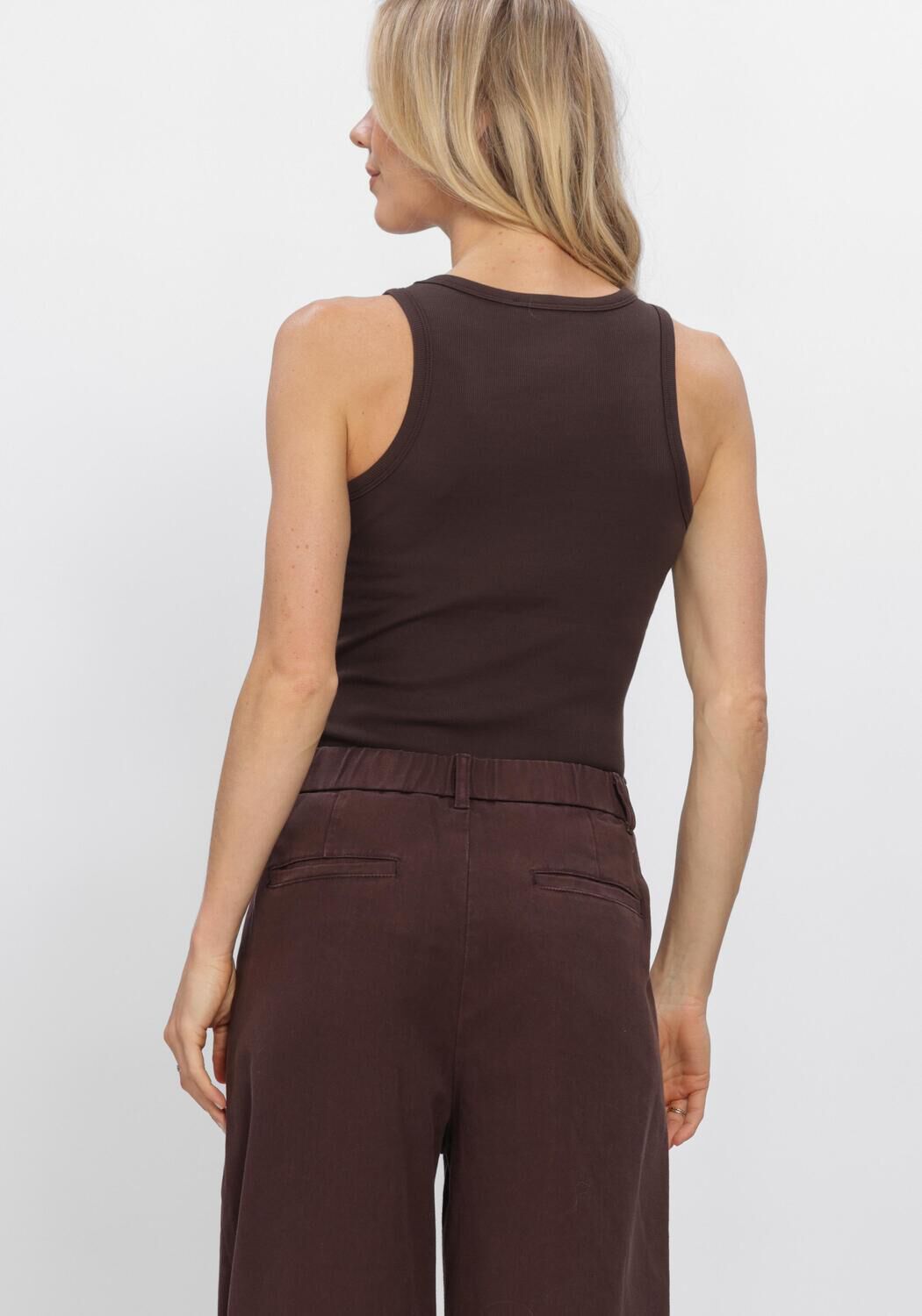 Bruine WITHBLACK Top WBLDORDI TANK - large