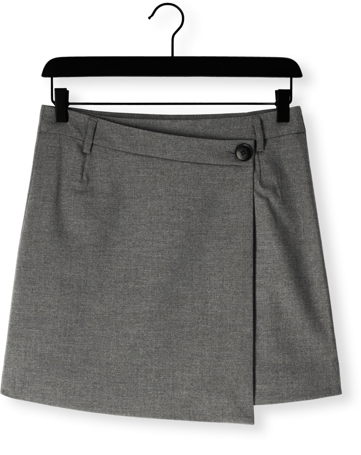 GESTUZ Dames Rokken Gzpaula Melange Mw Wrap Skirt Grijs