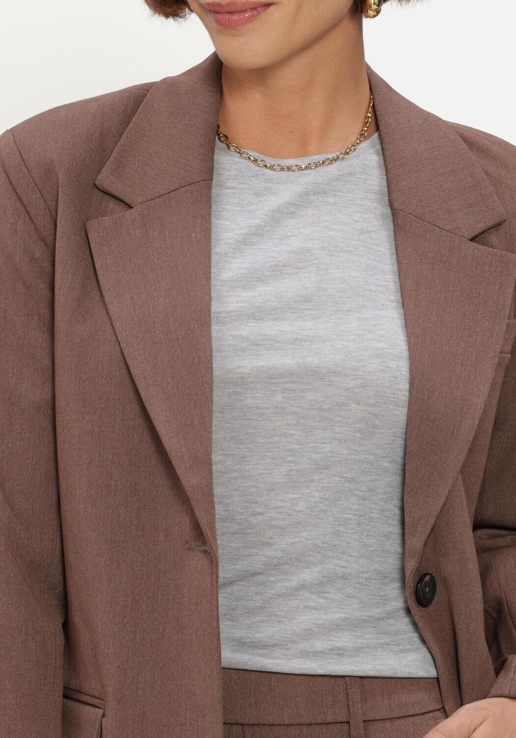 Bruine OBJECT Blazer OBJLISA LO BLAZER NOOS - large