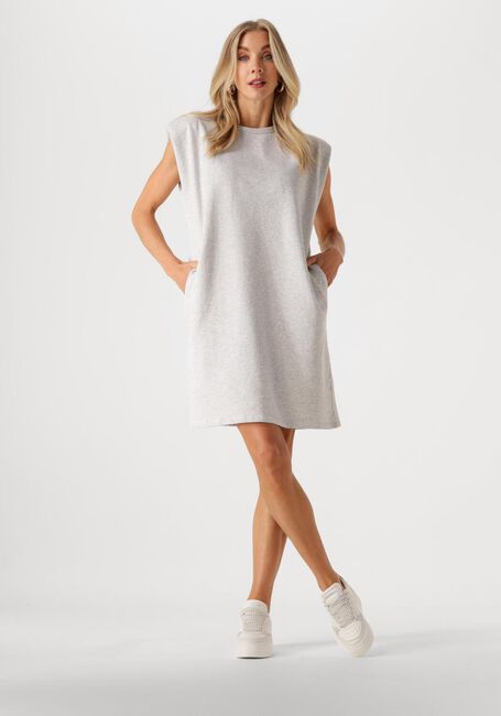 Lichtgrijze BY-BAR Mini jurk DIDI SWEAT DRESS - large