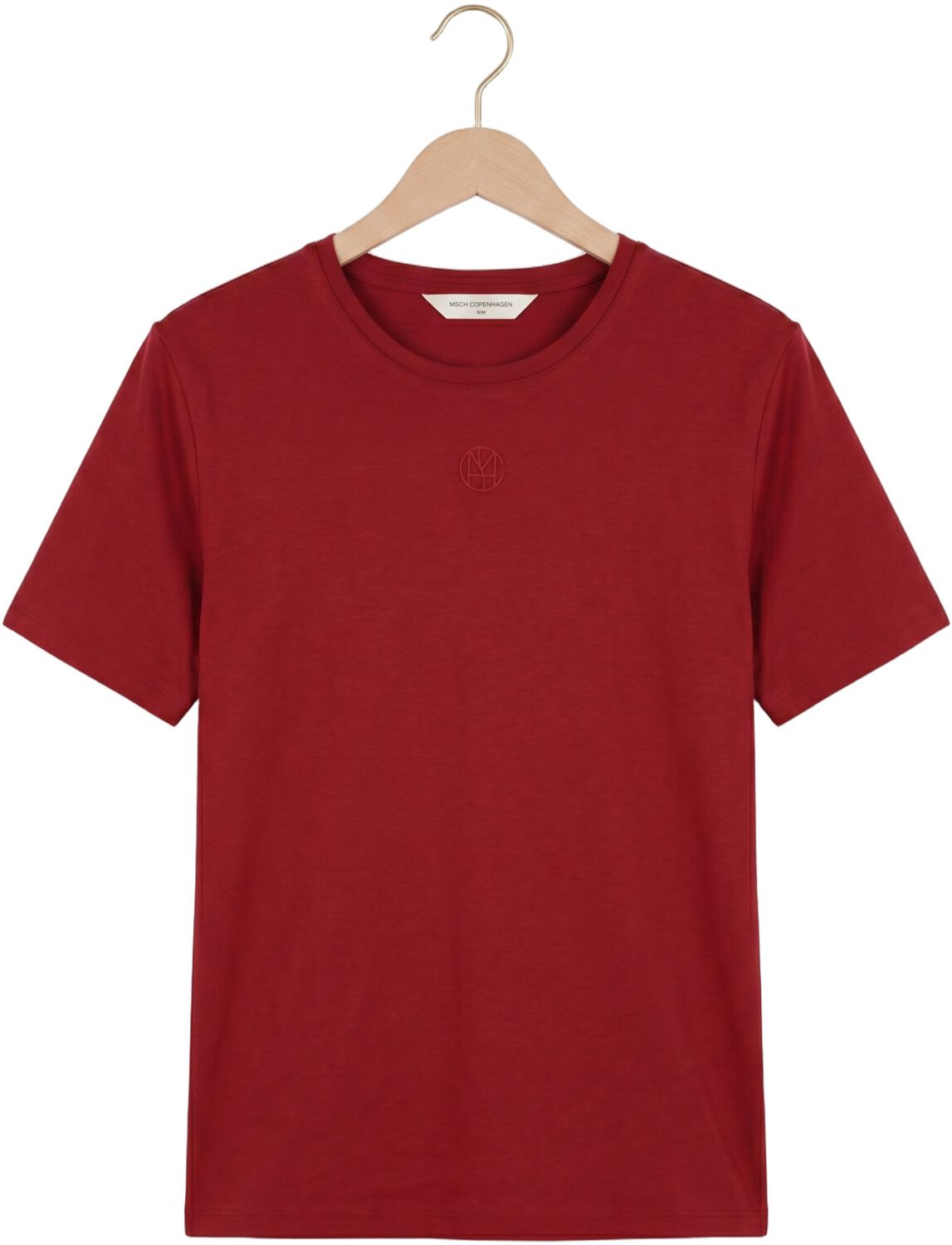 MSCH Copenhagen Dames Tops & T-shirts Mschmelea Icon Tee - Bordeaux, foto 2