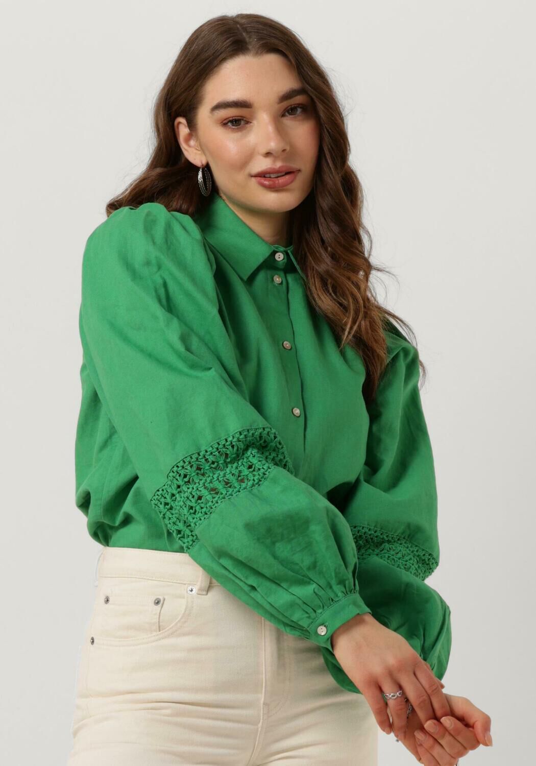 Dames top groen shop