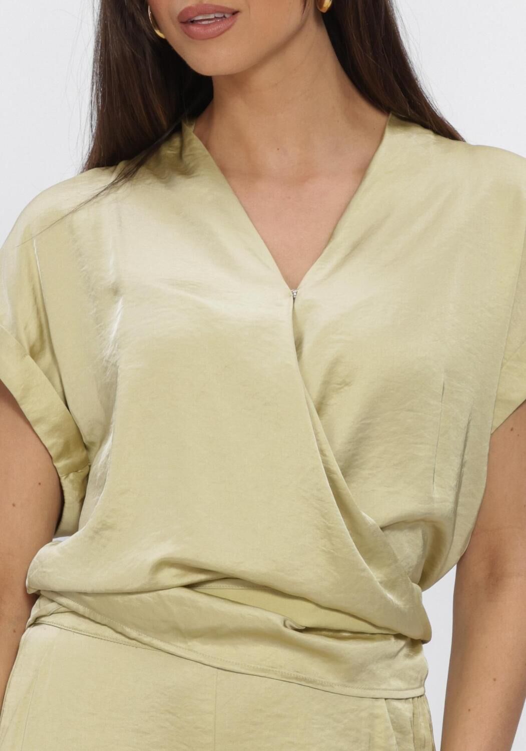 Groene FREEBIRD Tops & T-shirts WV-SATIN-AIR-26-1 - large