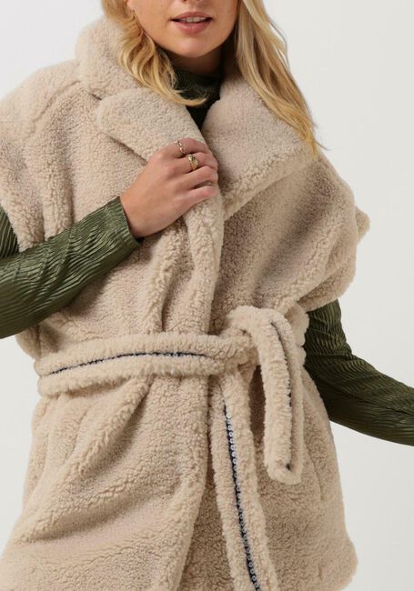 Beige GOOSECRAFT Gilet RILEY VEST - large