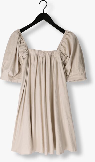 Beige GESTUZ Mini jurk LIZAGZ LINEN SHORT DRESS - large