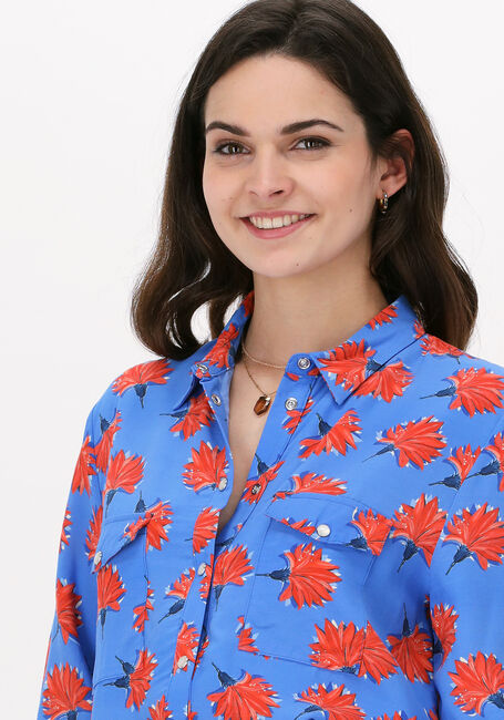 Blauwe POM AMSTERDAM Blouses MILA FLOWERS - large