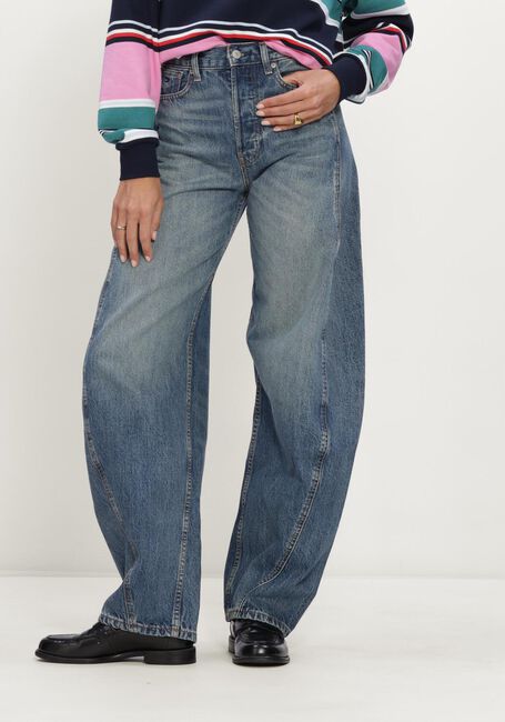 Donkerblauwe TOMMY JEANS Jeans ELLA MID BARREL CBF CJ6034 - large