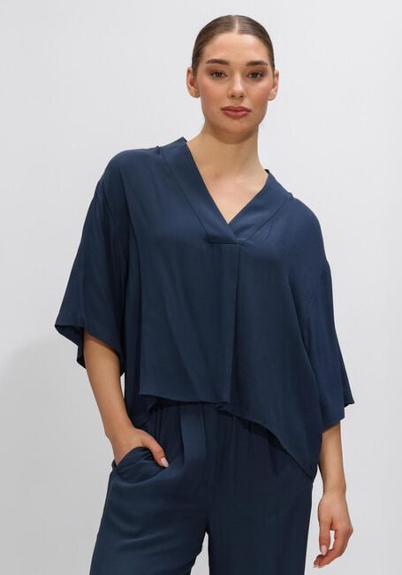 Blauwe BY-BAR Tops & T-shirts OWEN VISCOSE BLOUSE - large