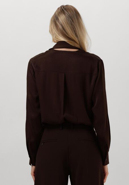 Bruine VANILIA Blouses BOW SATIN BLOUSE - large
