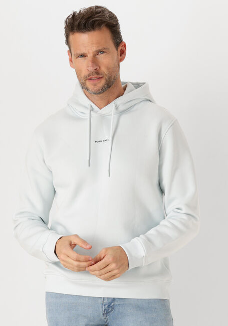 Witte PURE PATH Trui REGULAR FIT HOODIE LS SWEATERS - large