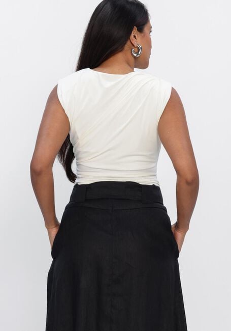 Gebroken wit ROSEMUNDE Top BILLIE SL DRAPE TOP - large
