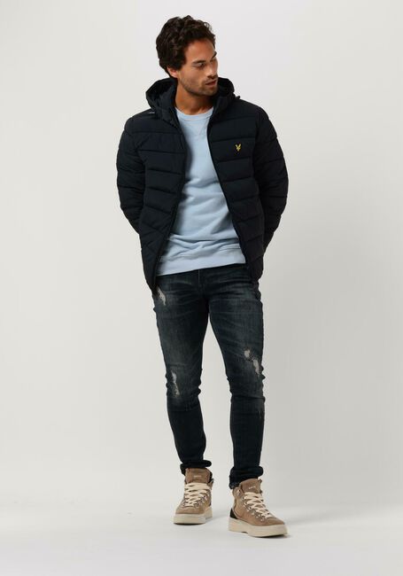 Lichtblauwe LYLE & SCOTT Sweater CREW NECK SWEATSHIRT - large