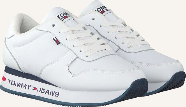 Witte TOMMY HILFIGER Lage sneakers FLATFORM RUNNER Witte TOMMY HILFIGER Lage sneakers FLATFORM RUNNER - large
