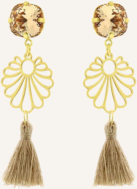 Beige JEWELLERY BY SOPHIE Oorbellen IBIZA EARRINGS Beige JEWELLERY BY SOPHIE Oorbellen IBIZA EARRINGS - large
