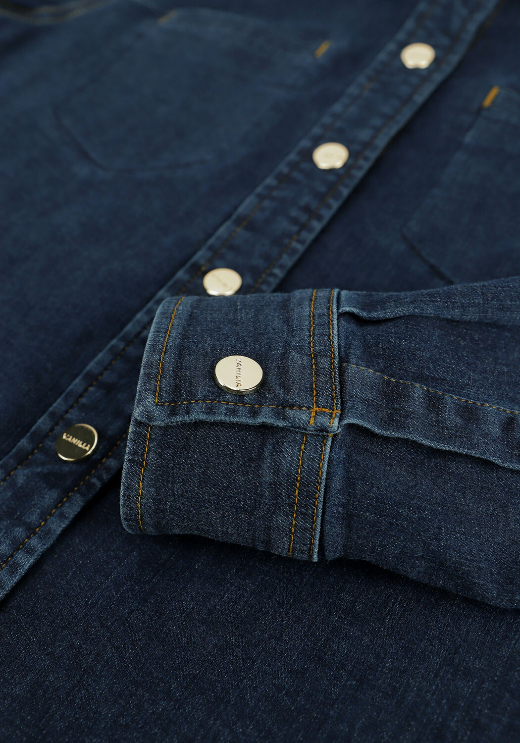 Blauwe VANILIA Blouses DENIM WORK - large