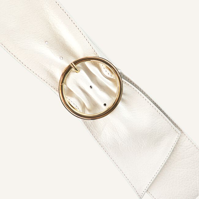 Witte DEPECHE Riem WIDE BELT Witte DEPECHE Riem WIDE BELT - large