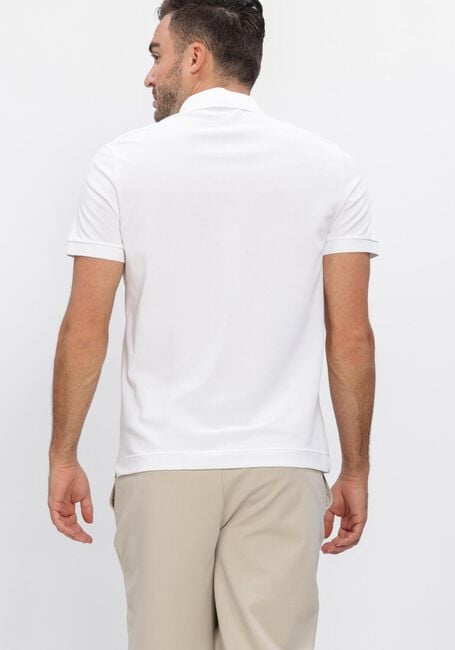 Witte LACOSTE Polo REGULAR FIT COTTON BLEND POLO SHIRT - large