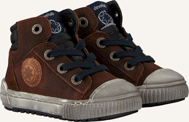 Bruine DEVELAB Hoge sneakers 41683 Bruine DEVELAB Hoge sneakers 41683 - large