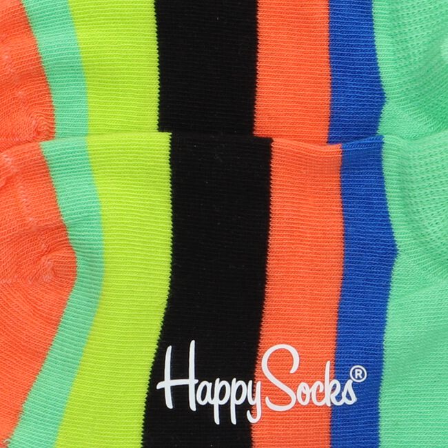 Groene HAPPY SOCKS Sokken STRIPE NO SHOW - large